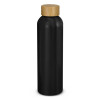 Bamboo Lid Aluminium Bottles Black